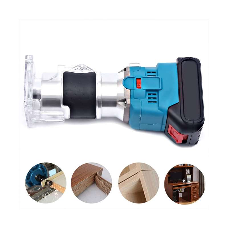 Cordless Rechargeable Woodworking & Drywall Trimmer with Batteries Charger