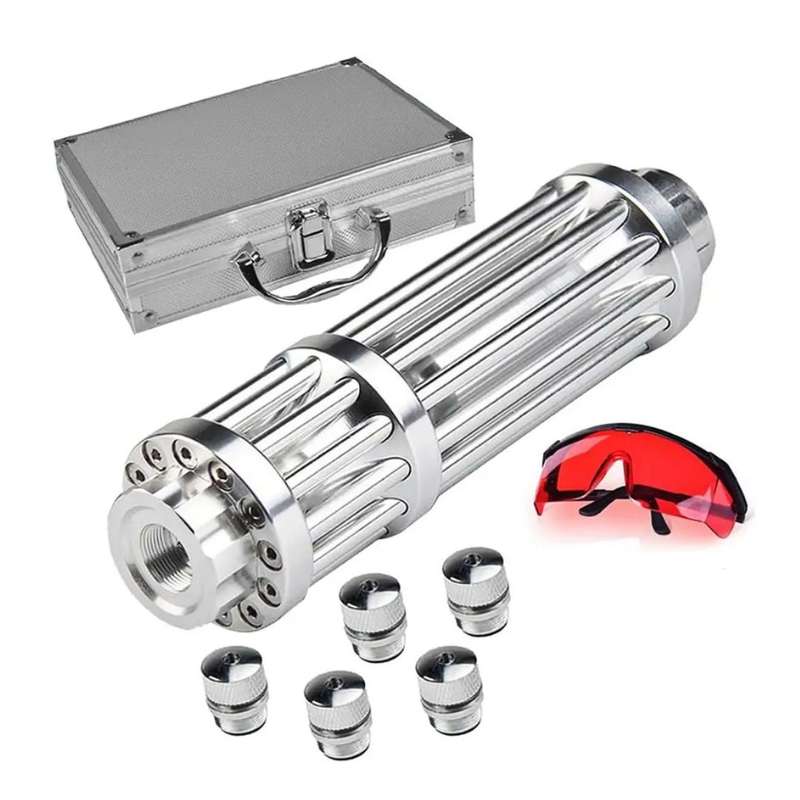 High Power LONG RANGE Blue Laser Pointer  Adjustable Dot Beam Flashlight