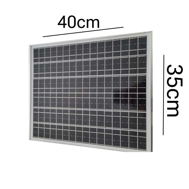 28w High Efficiency Solar Panel-DC Plug(No Bracket Included)