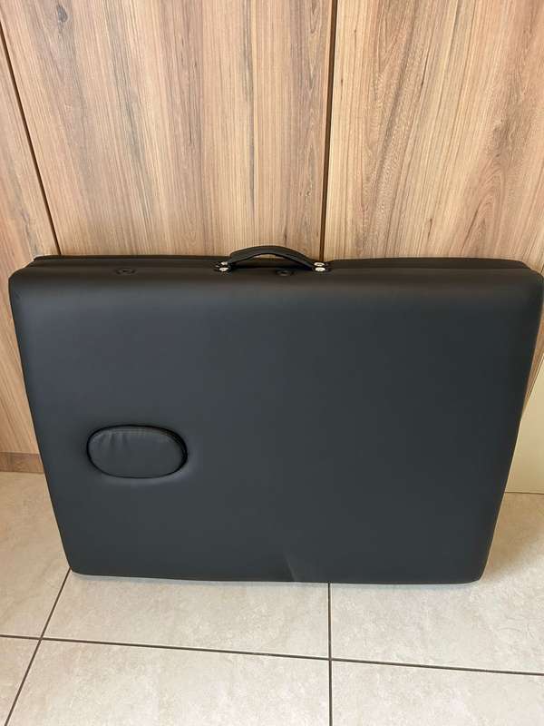 Massage table with accessories