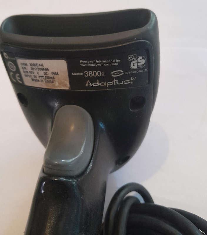 Honeywell 3800g barcode scanner