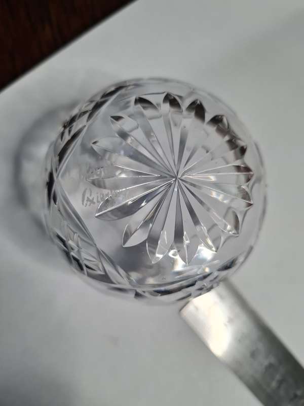 Royal Brierley Vintage Crystal Sugar Bowl with Lid