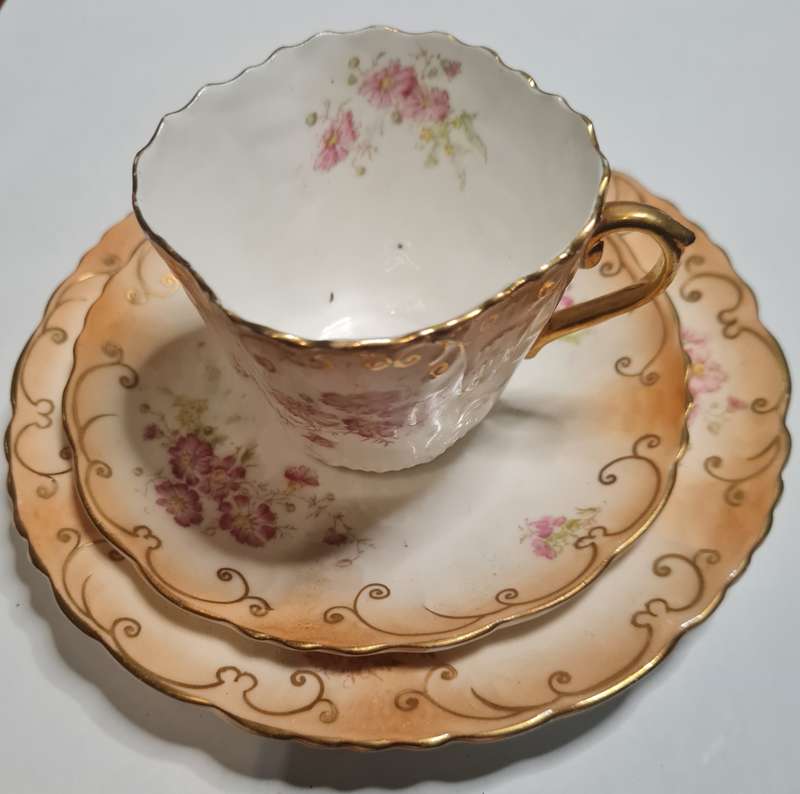 Foley China Works Trio ( cup saucer and plate ) Daisy pattern