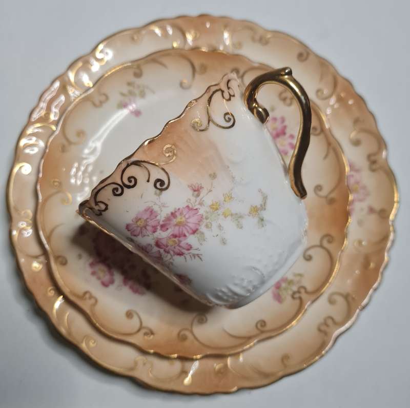 Foley China Works Trio ( cup saucer and plate ) Daisy pattern