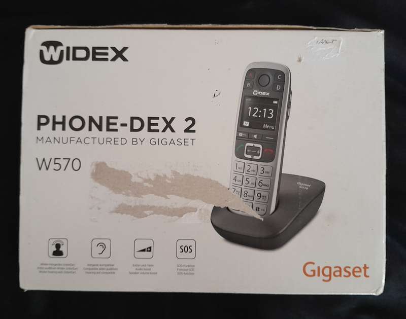 Widex Dex-2 cordless phone suitable for hearing aids