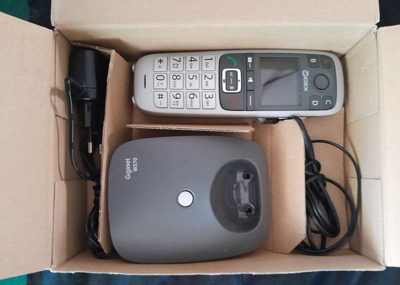 Widex Dex-2 cordless phone suitable for hearing aids