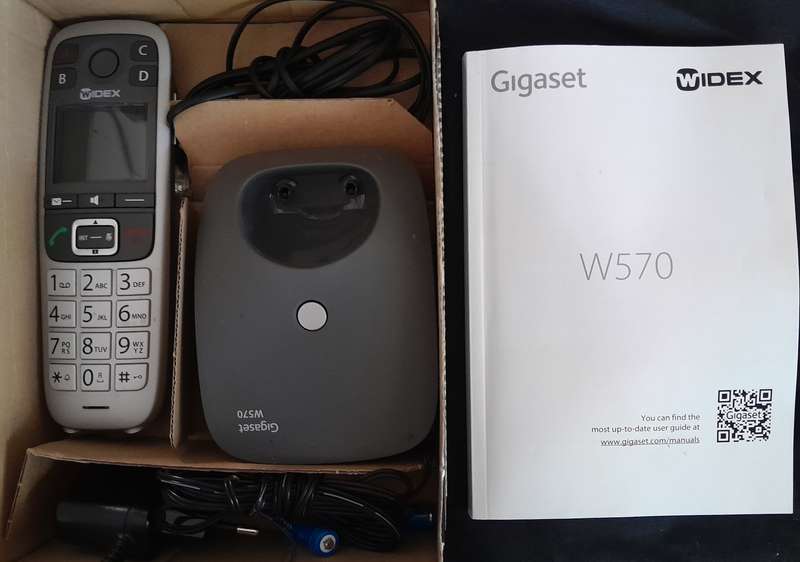 Widex Dex-2 cordless phone suitable for hearing aids
