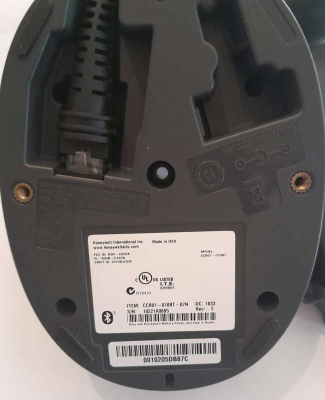 Honeywell Bluetooth cordless barcode scanner