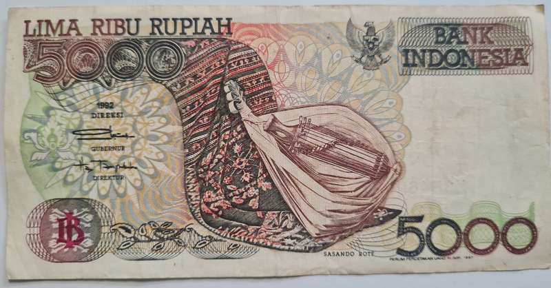 Indonesia 5000 Rupiah note
