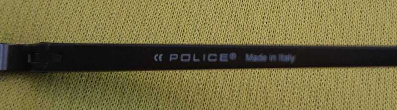 Police spectacle frame