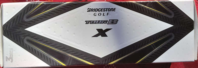 Bridgestone Tour B X golf balls set of three