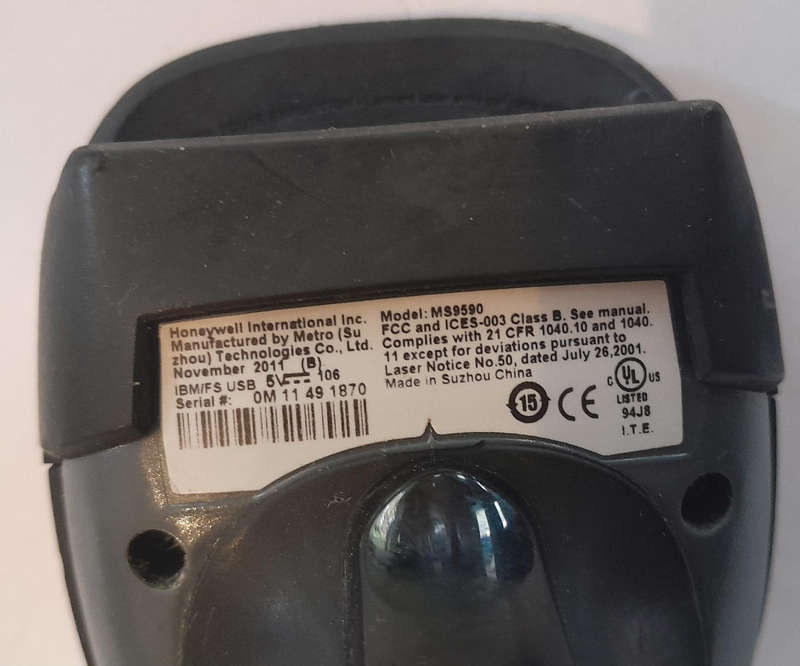 Honeywell MS9590 handheld barcode scanner