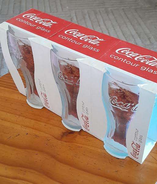 Coca-Cola Contour Glasses 3 Pack