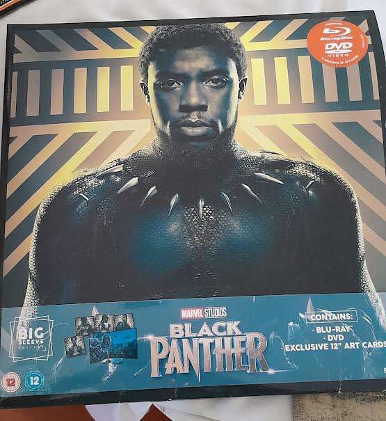 Black Panther Big Sleeve Edition and contains Exclusive 12"Art Cards