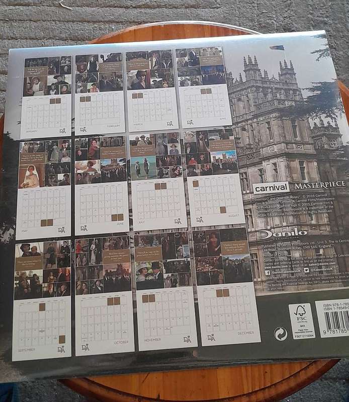 Downton Abbey Calender 2017