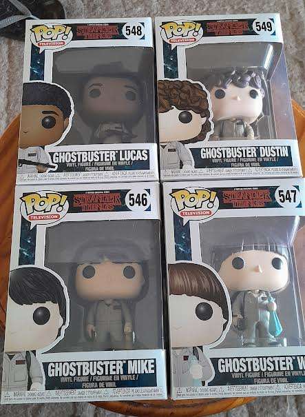 Stranger Things Ghostbusters Funko Pops!