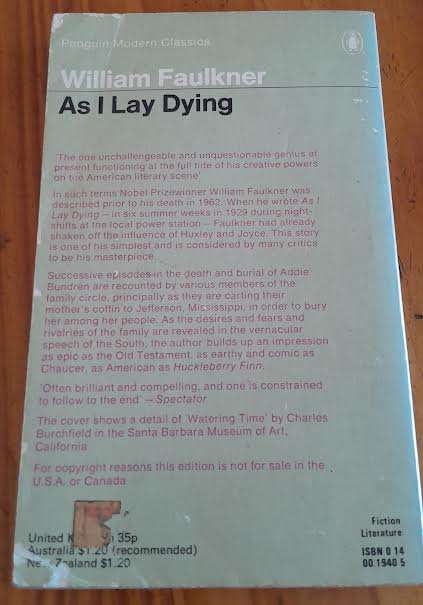 As I Lay Dying-William Faulkner