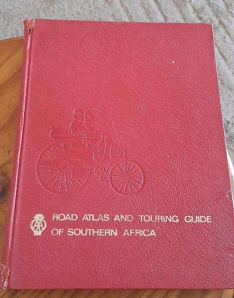 AA Road Atlas and Touring Guide of Southern Africa 1972 Hardcover