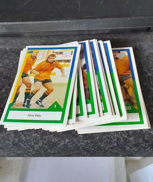 Sports Deck Rugby Cards Wallabies Australia vs South Africa 1992(27 cards)