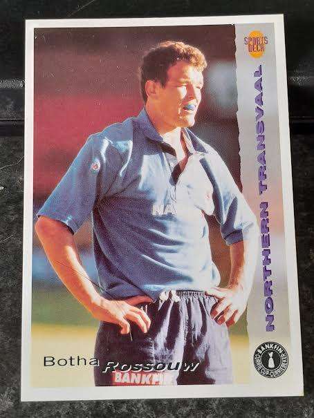 Sports Deck Rugby Card Botha Rossouw