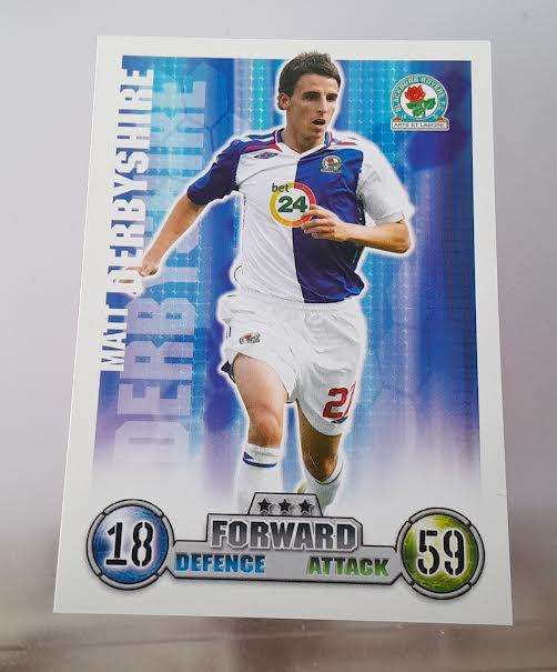 Topps Match Attax Blackburn Rovers 2007(8 Cards)