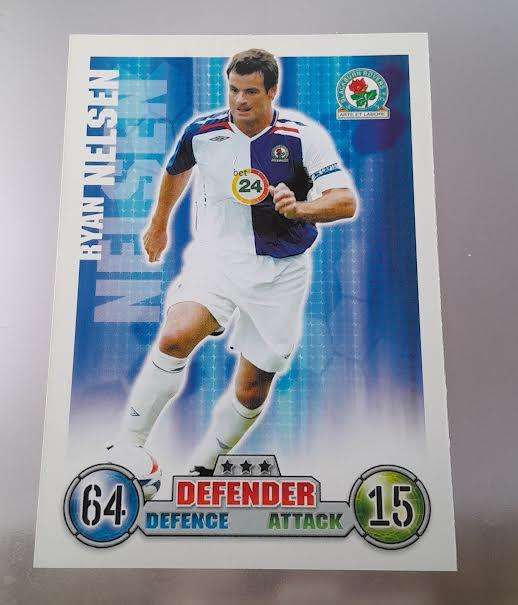 Topps Match Attax Blackburn Rovers 2007(8 Cards)