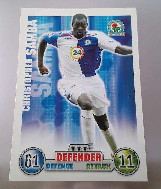 Topps Match Attax Blackburn Rovers 2007(8 Cards)