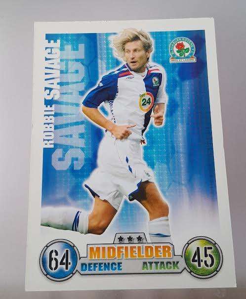 Topps Match Attax Blackburn Rovers 2007(8 Cards)