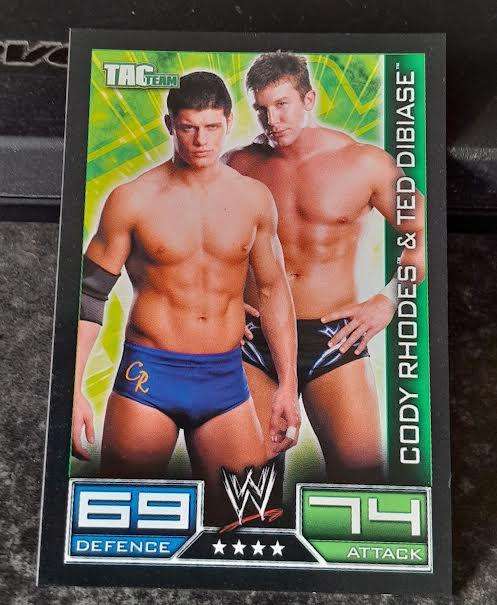Topps Slam Attax Cody Rhodes and Ted Dibiase