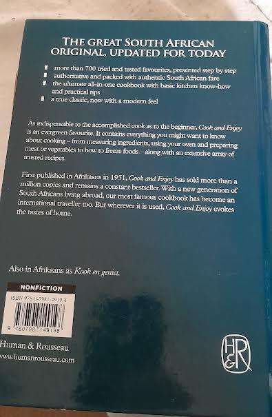 Cook & Enjoy-S.J.A de Villiers Hardcover