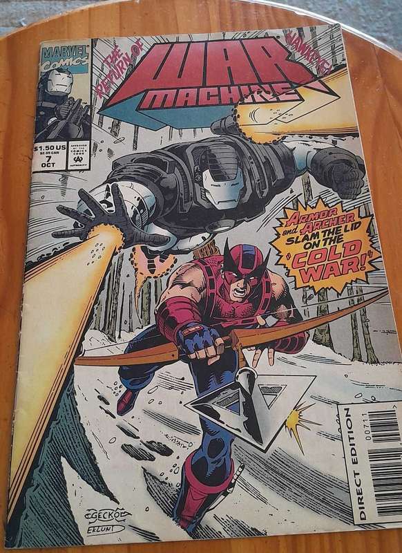 War Machine comic #7 October 1994