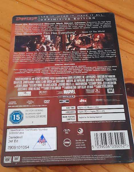 Daredevil Definitive Edition Steelbook DVD