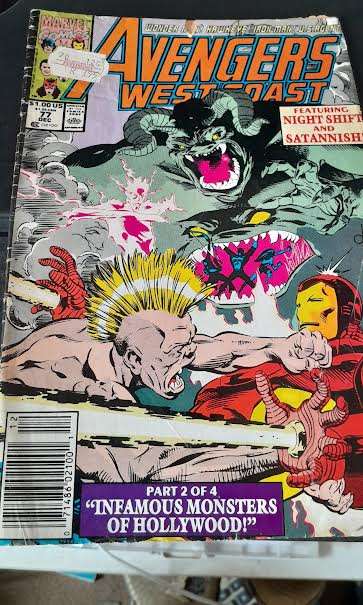 Avengers West Coast#77 December 1991