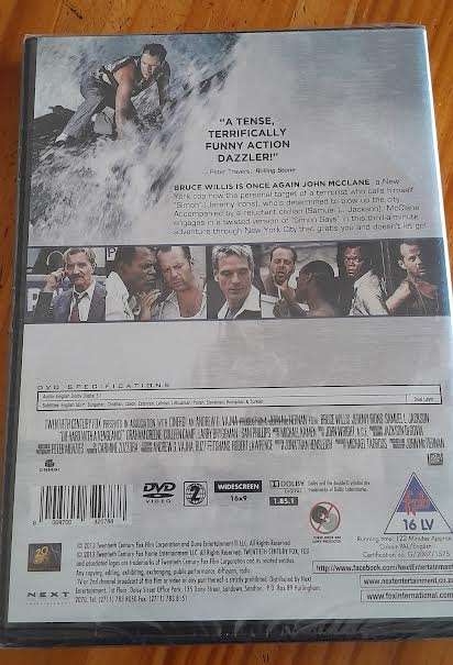Die Hard with a Vengeance DVD