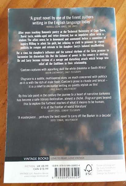 Disgrace-J.M.Coetzee