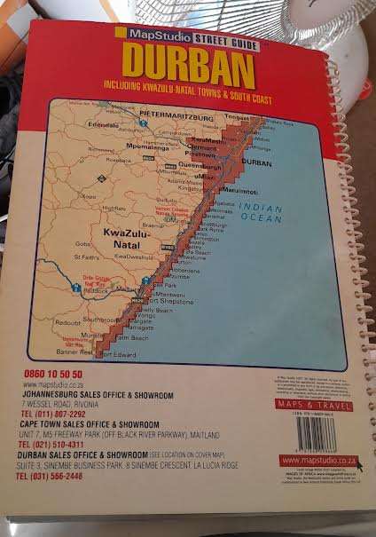 Street Guide Durban 9th Edition-Mapstudio