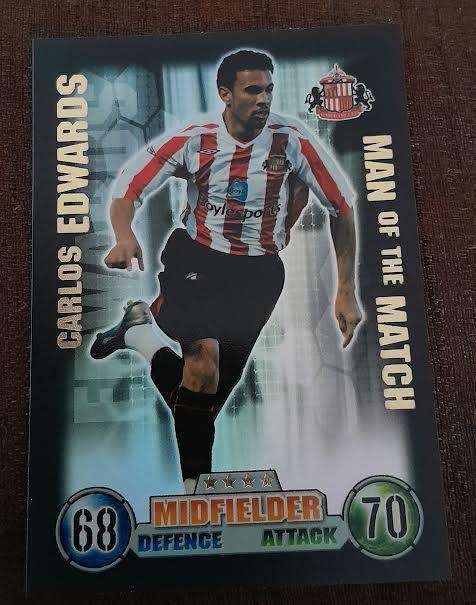 Topps Match Attax Carlos Edwards Man of the Match