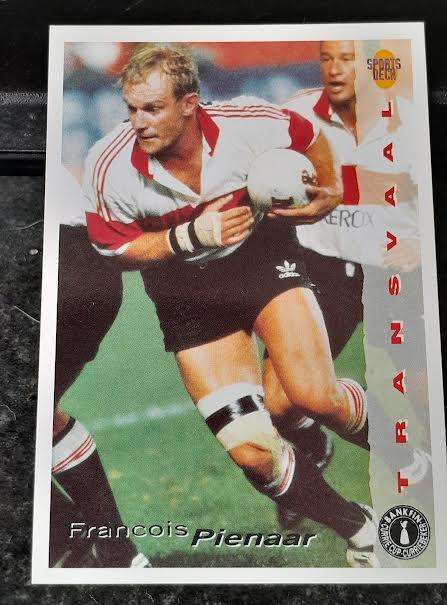Sports Deck Rugby Card Francois Pienaar