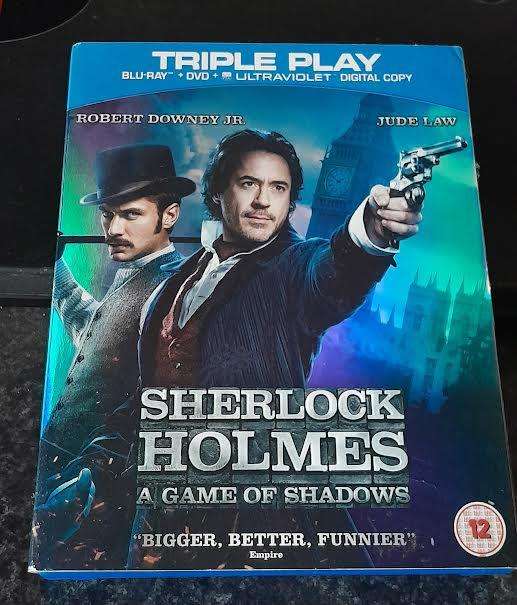 Sherlock Holmes 2 A Game of Shadows Blu-ray+DVD combo