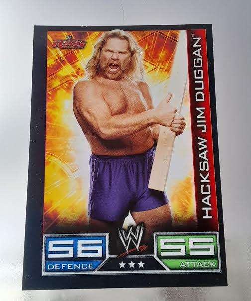 Topps Slam Attax Hacksaw Jim Duggan