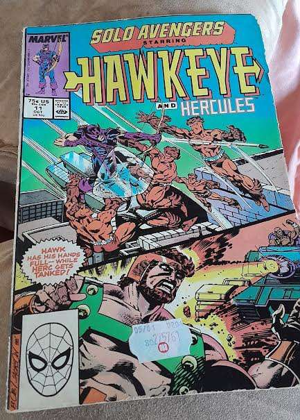 Solo Avengers starring Hawkeye#11 October 1988
