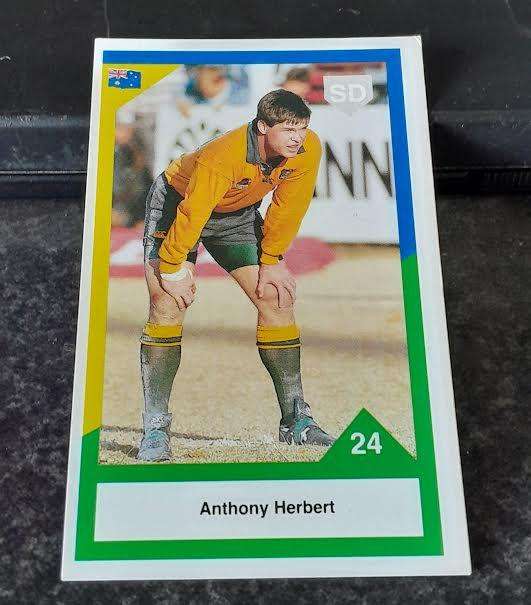 Sports Deck Rugby Card Anthony Herbert