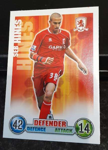 Topps Match Attax Seb Hines