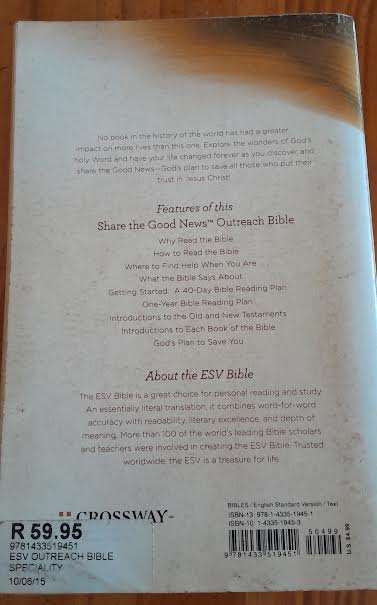 English Standard Version Holy Bible