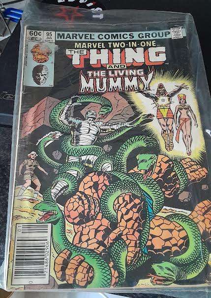 Marvel Two-in-one#95 January 1983 The Thing and the Living Mummy