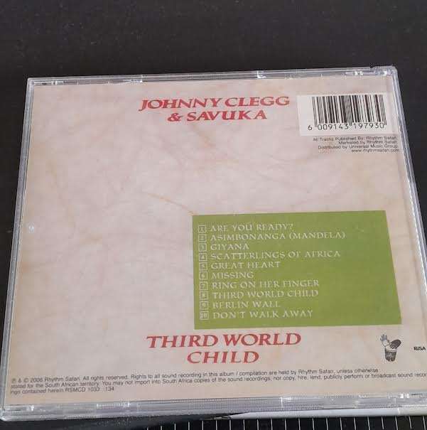 Johnny Clegg& Savuka Third World Child