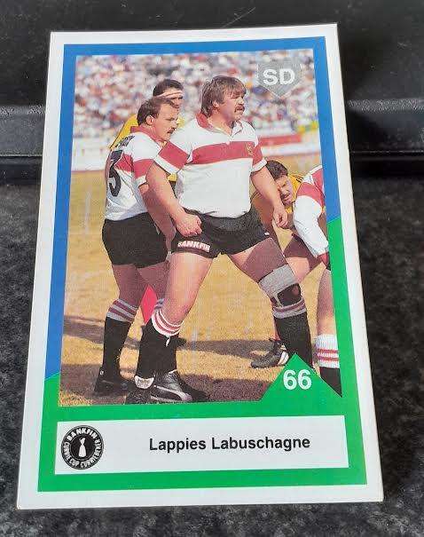 Sports Deck Rugby Card Lappies Labuschagne