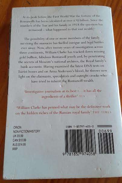 The Lost fortune of the Tsars-William Clarke