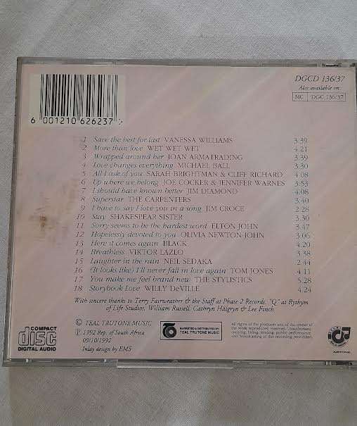The Greatest Love Volume 3-Original Artists