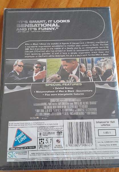 Men in Black DVD